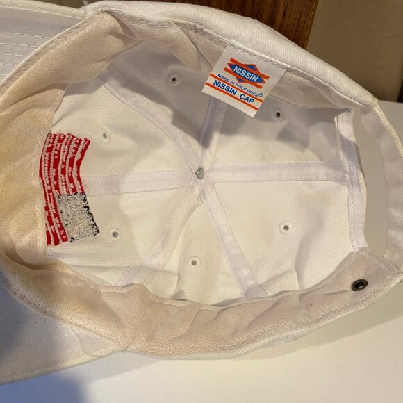 Vintage USA Flag Hat - Embroidered‎ American Flag Baseball Cap Adjustable - Picture 7 of 7